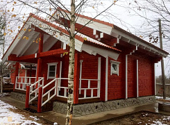 Объект №37: двухэтажный дом из бруса 192х145 с террасой 1