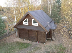 Объект №76: двухэтажный дом из бруса 192х145 с мансардой 0